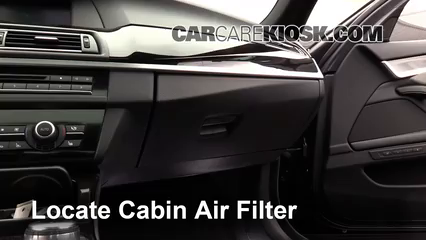 2012 BMW 550i xDrive 4.4L V8 Turbo Filtre à air (intérieur) Contrôle